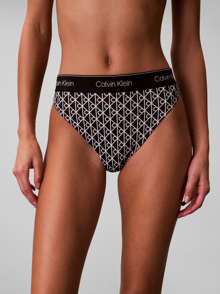 Black Brazilian Bikini Bottoms - CK Icon  Women