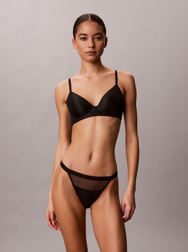 Black Lightly Lined Wirefree Bra - Perfectly Fit Ultralight  Women