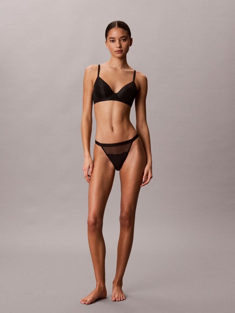 Black Lightly Lined Wirefree Bra - Perfectly Fit Ultralight  Women
