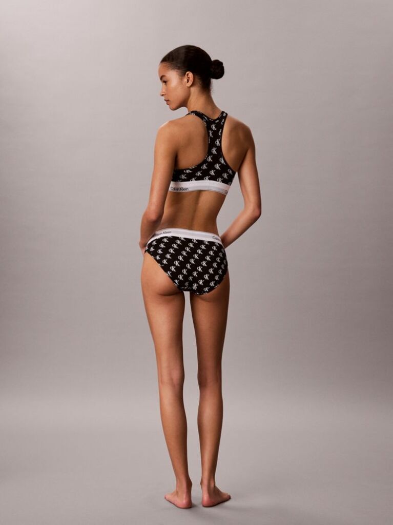 Negru Bralette Fara Captuseala – Icon Cotton Modal  Femei
