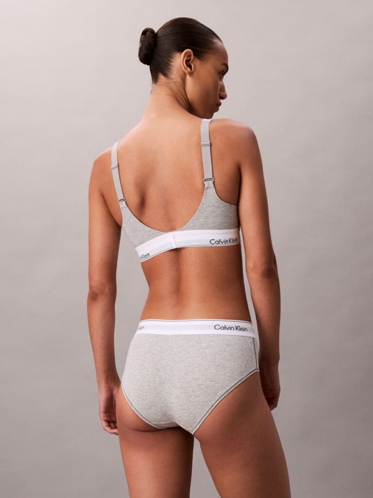 Gri Sutien Tip Bralette Cu Sustinere - Icon Cotton Modal  Femei