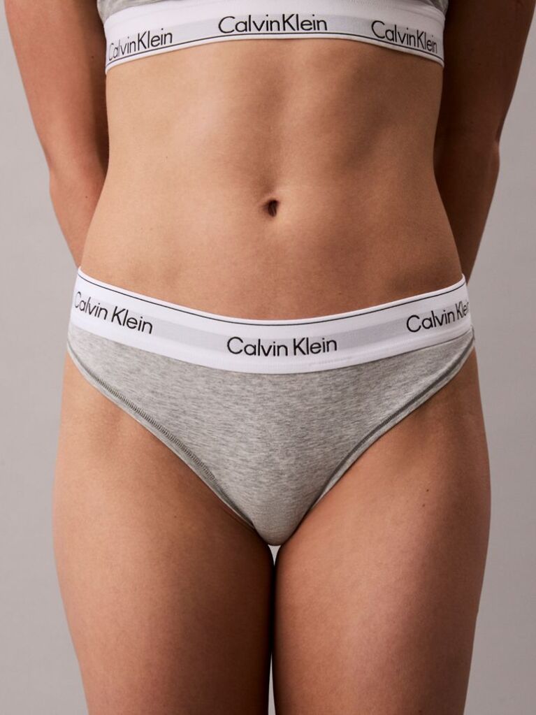 Gri Chiloti Tanga – Icon Cotton Modal  Femei