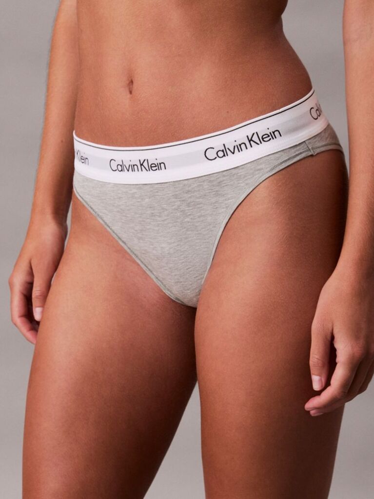 Gri Chiloti Tanga - Icon Cotton Modal  Femei