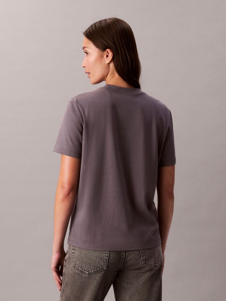 Gri Tricou Classic Monogram Cu Paiete  Femei