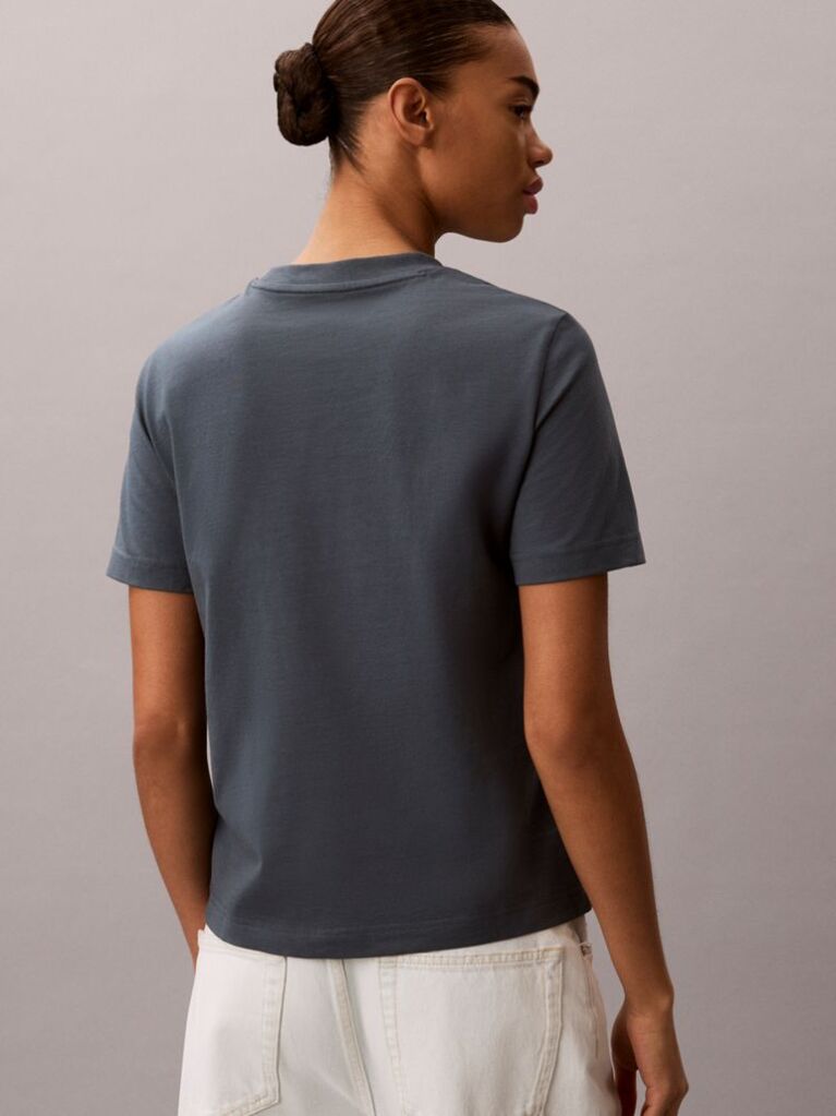 Albastru Tricou Cu Maneca Scurta  Femei