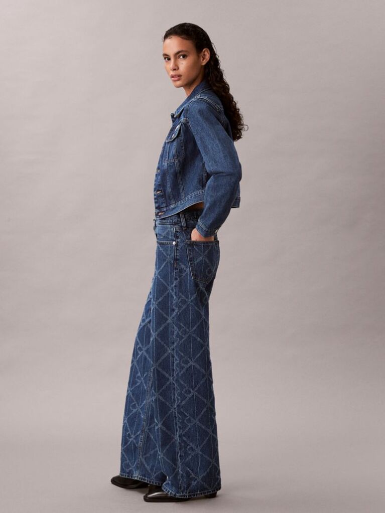 Denim Jacheta Denim 90S Cropped  Femei