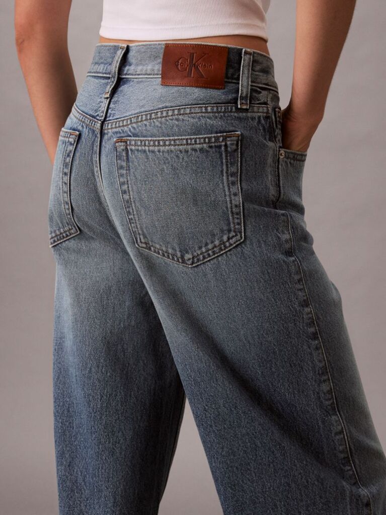 Denim Blugi Culotte Cu Talie Inalta  Femei