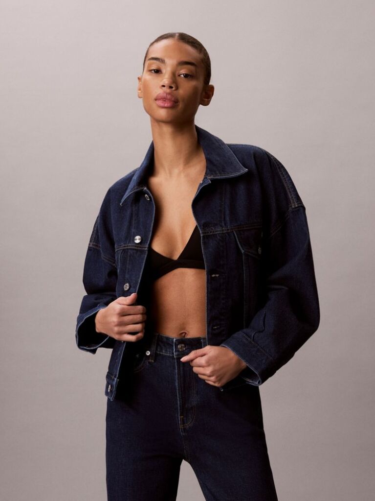 Denim Relaxed Denim Jacket  Women