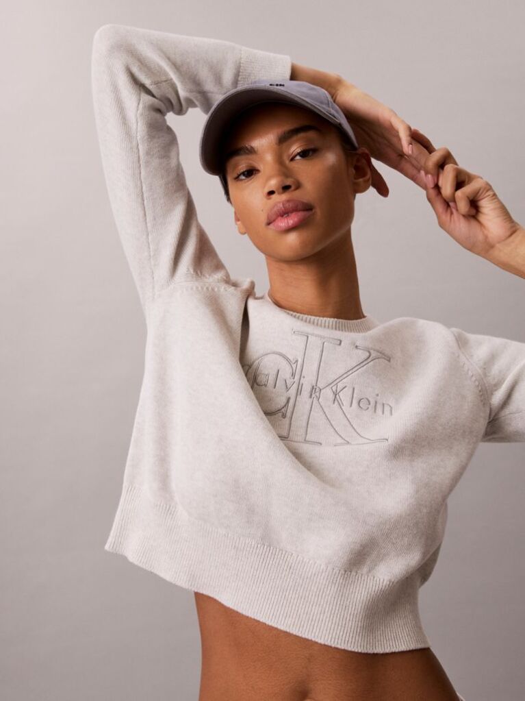 Beige Monologo Outline Jumper  Women