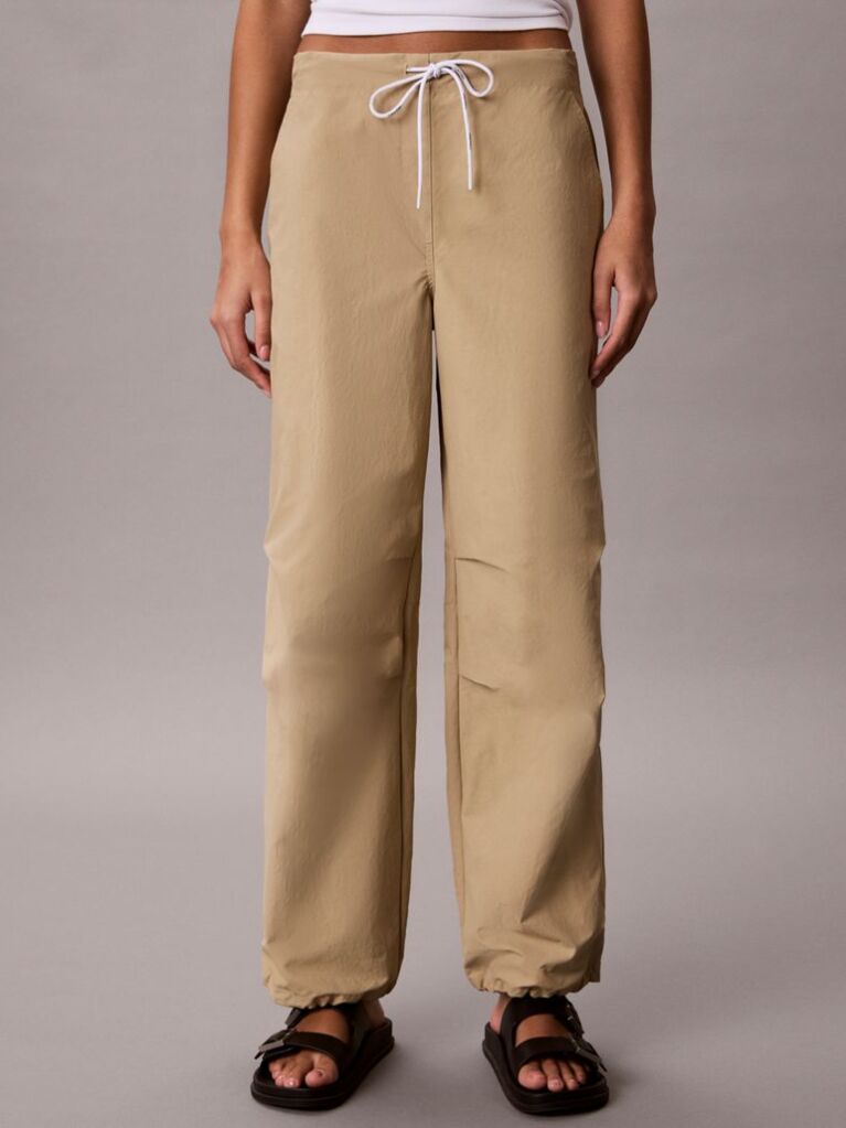 Maro Pantaloni Lejeri Din Nylon Moale  Femei
