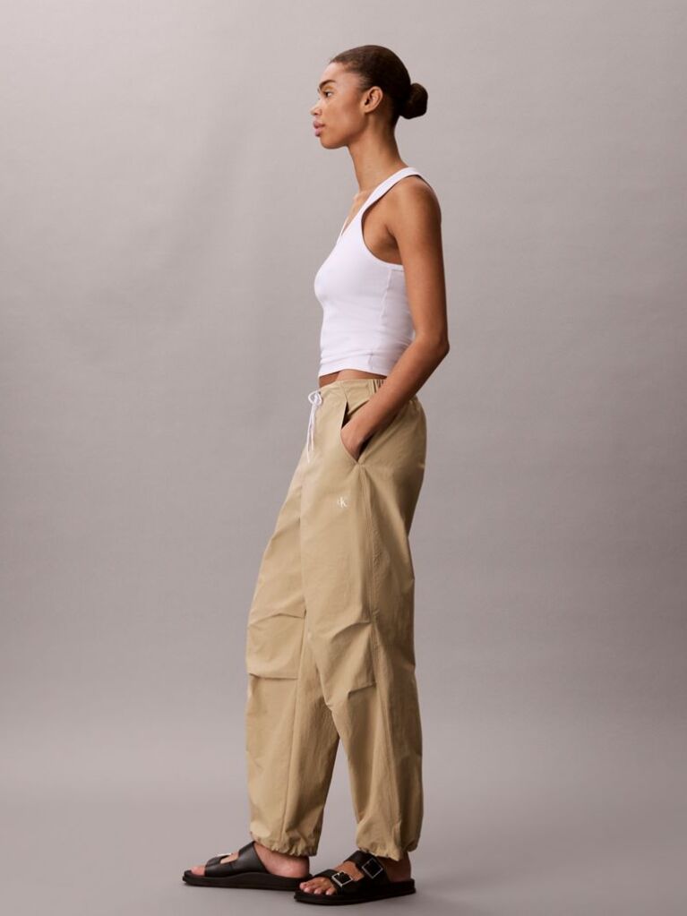 Maro Pantaloni Lejeri Din Nylon Moale  Femei