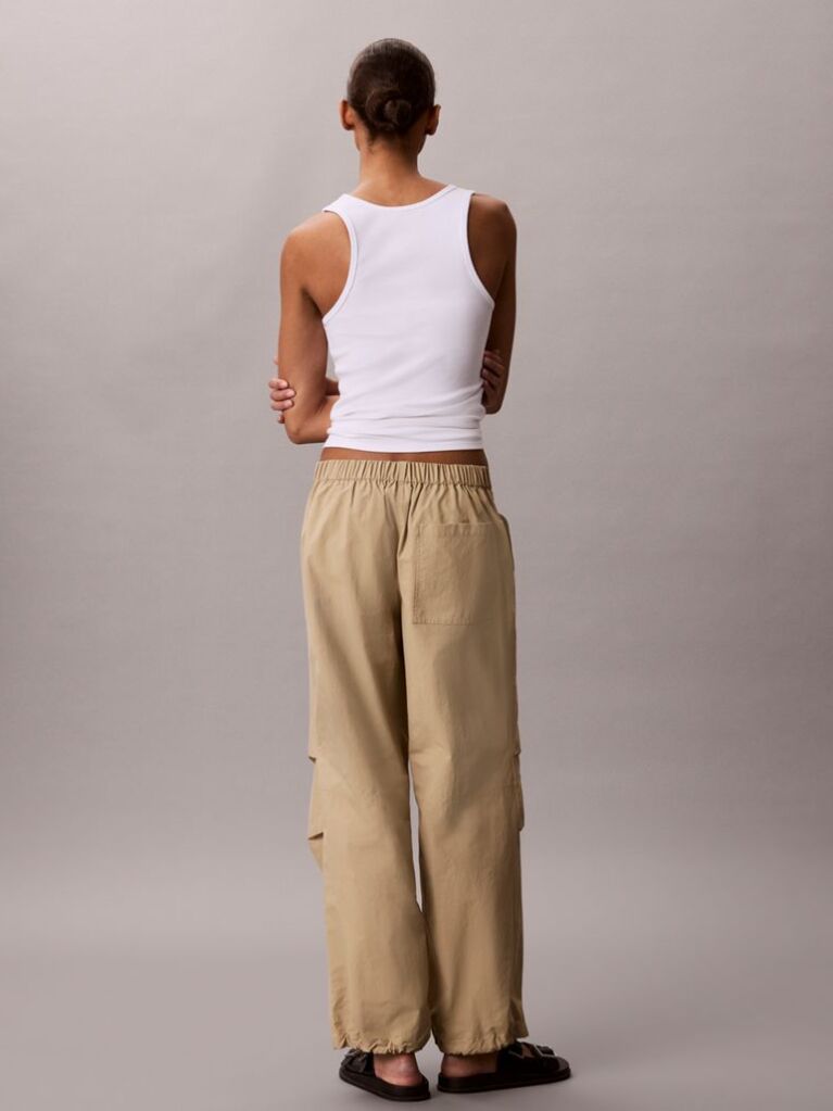 Maro Pantaloni Lejeri Din Nylon Moale  Femei