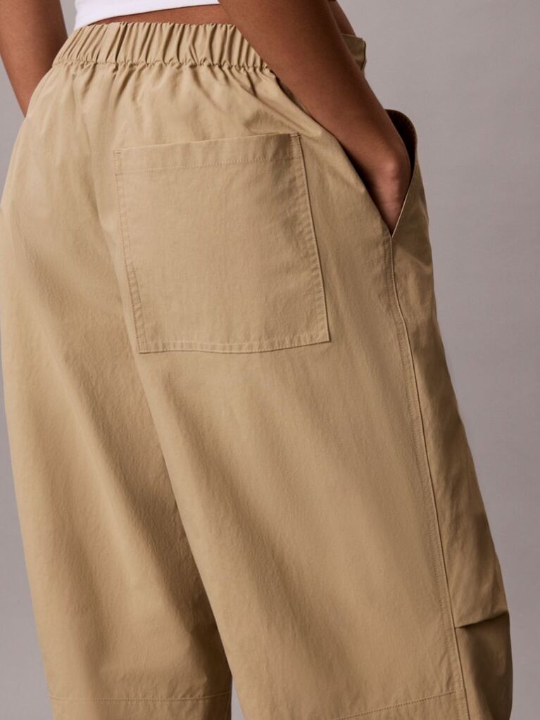 Maro Pantaloni Lejeri Din Nylon Moale  Femei
