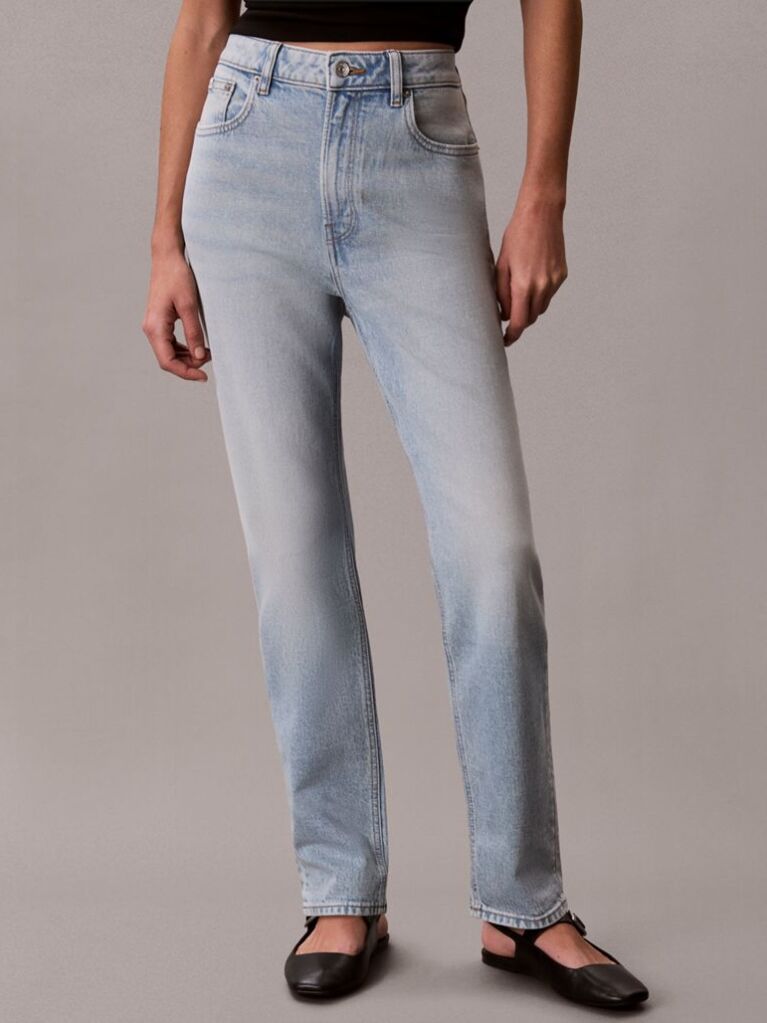 Denim Blugi Mom  Femei