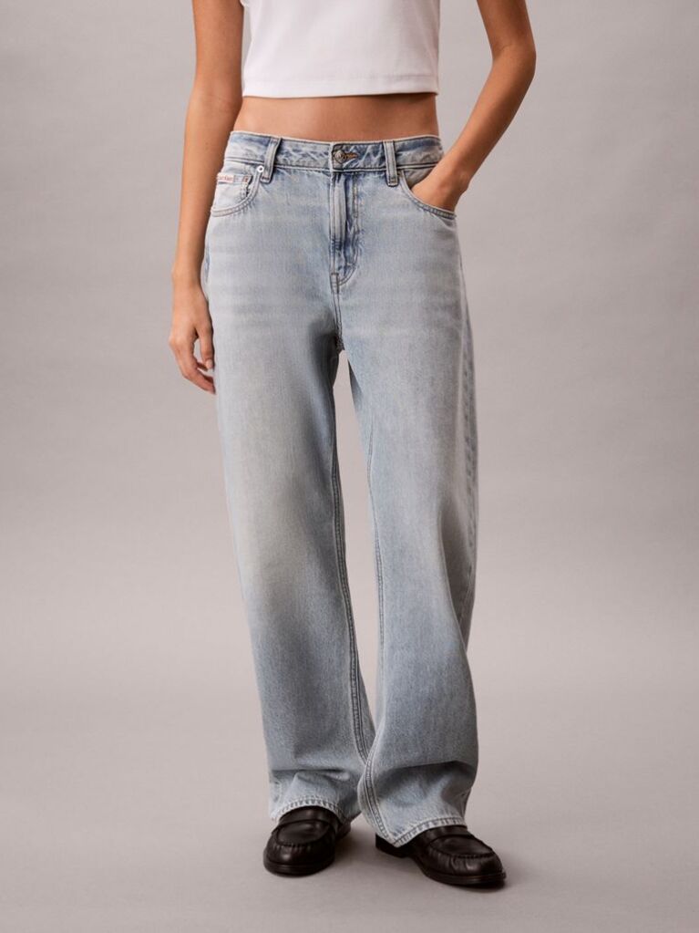 Denim Blugi Drepti Anii '90  Femei
