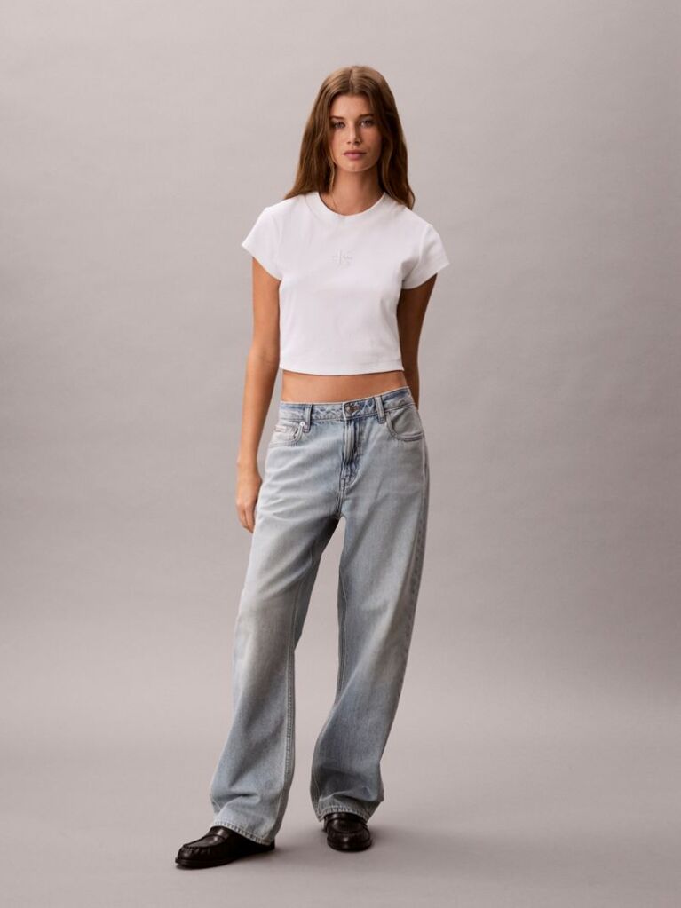 Denim Blugi Drepti Anii '90  Femei
