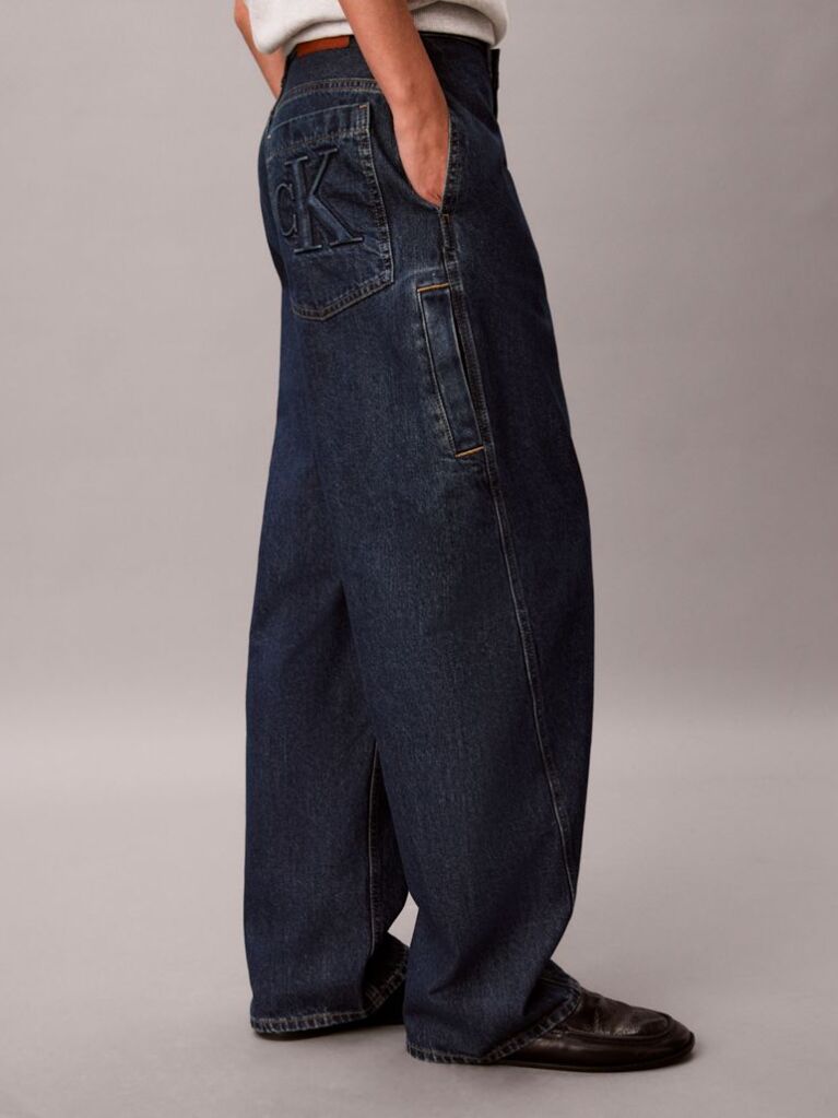 Denim Blugi Cargo Relaxati Cu Croiala Barrel  Femei