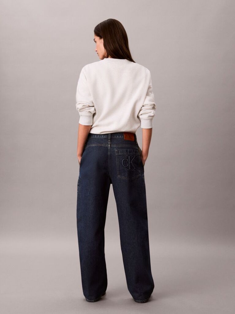 Denim Blugi Cargo Relaxati Cu Croiala Barrel  Femei