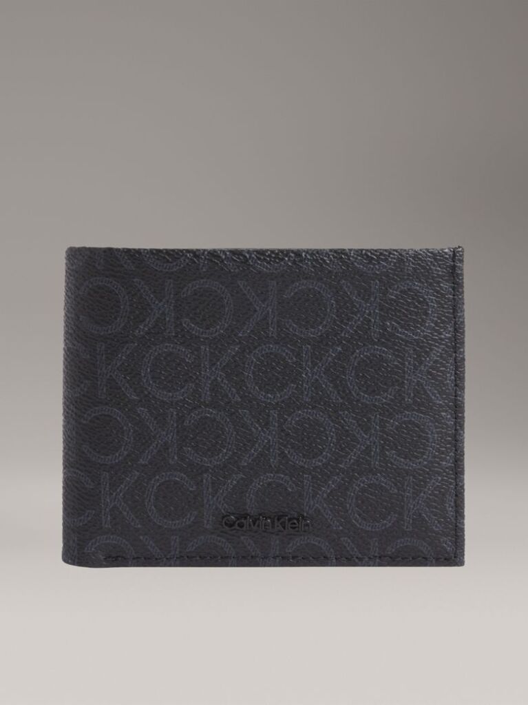 Black Monogram Wallet  Men