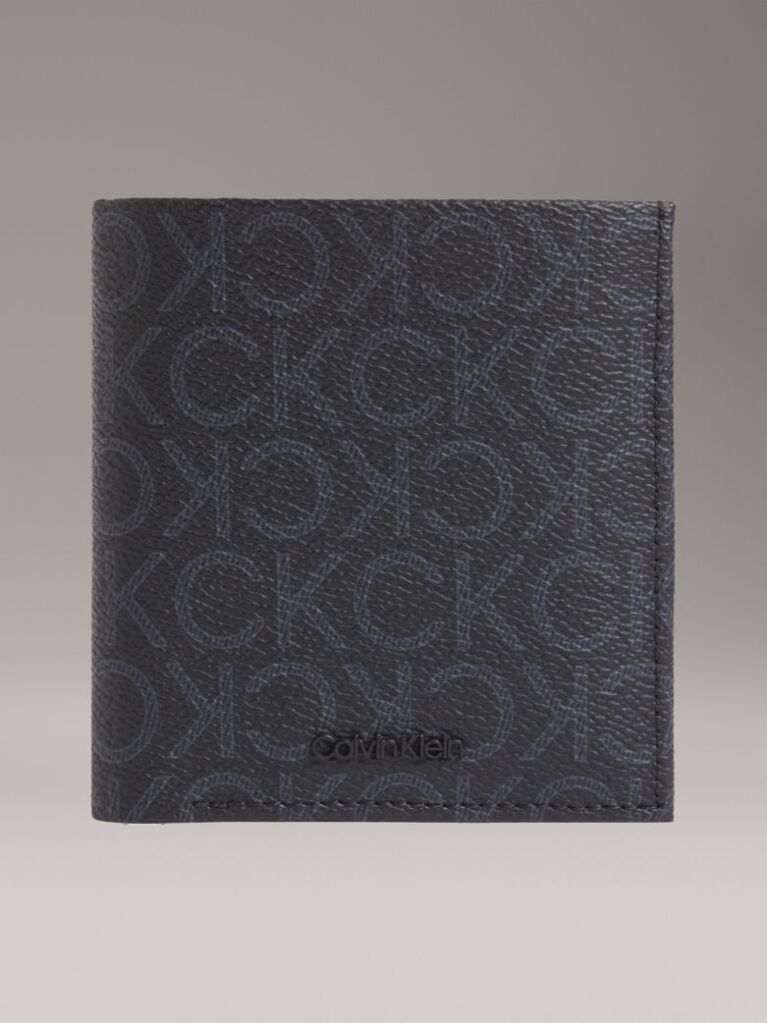 Black Trifold Wallet  Men