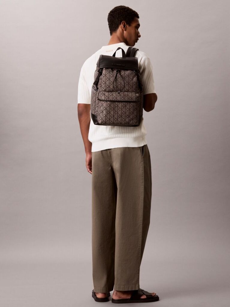 Multi Rucsac Impermeabil Din Jacquard Cu Logo  Barbati