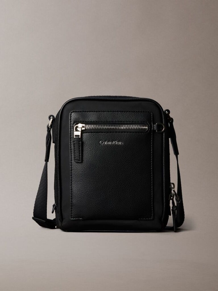 Negru Geanta Reporter Crossbody  Barbati