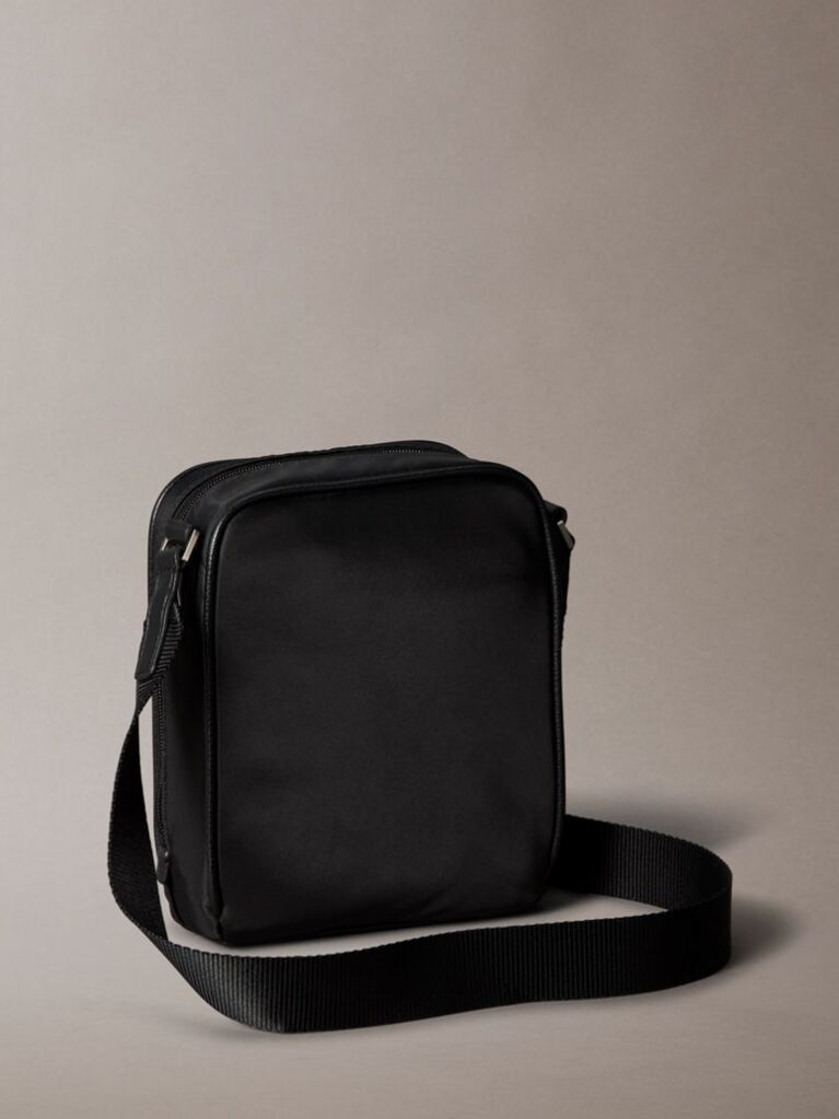 Negru Geanta Reporter Crossbody  Barbati