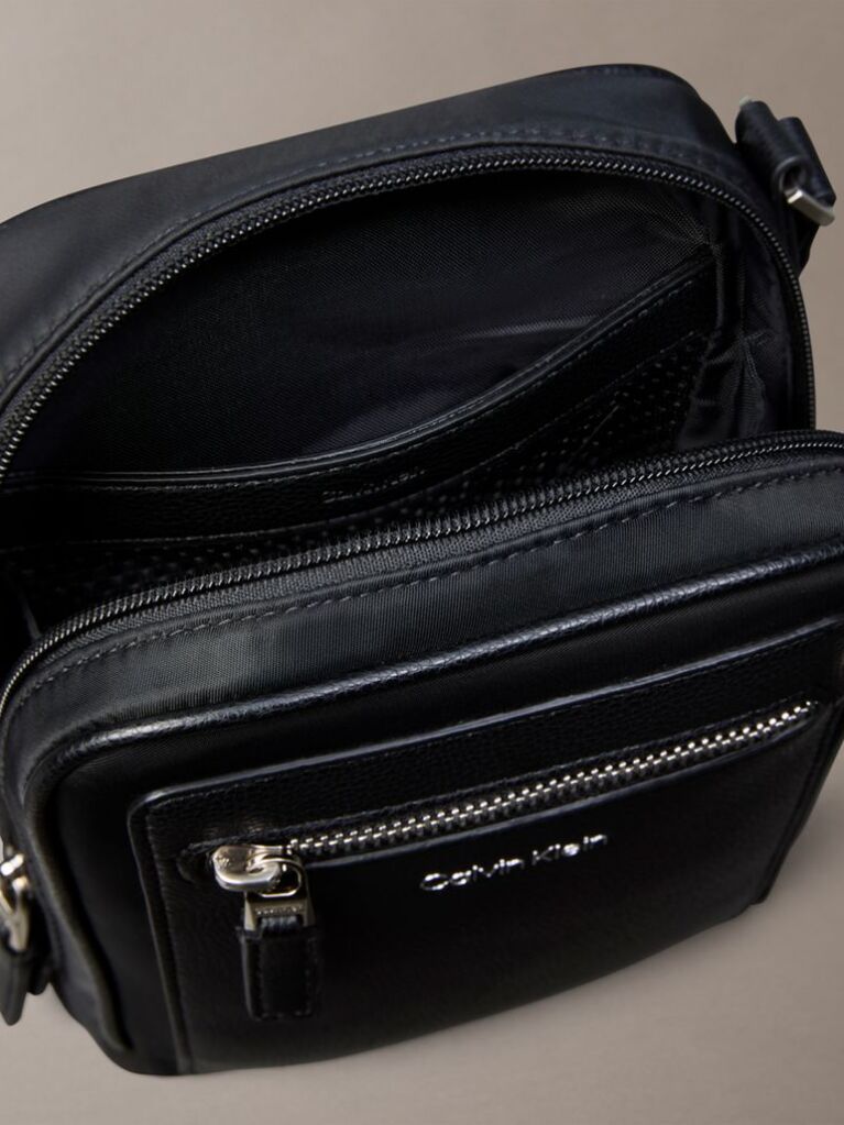 Negru Geanta Reporter Crossbody  Barbati