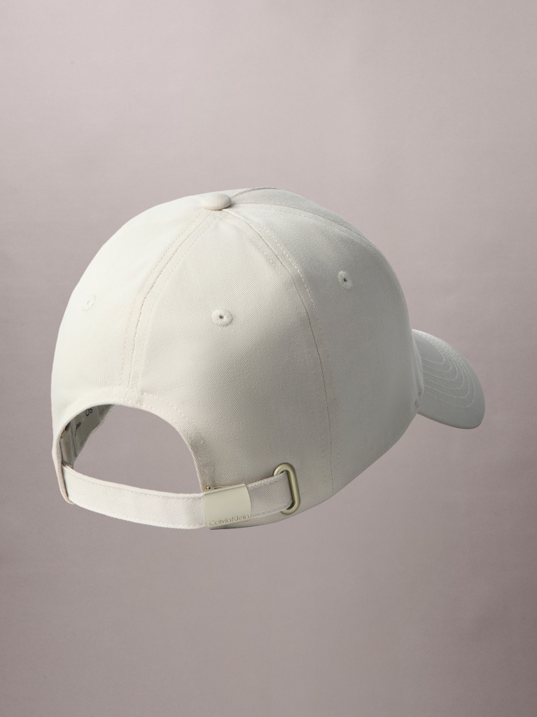 White UV Cotton Twill Adjustable Cap  Men
