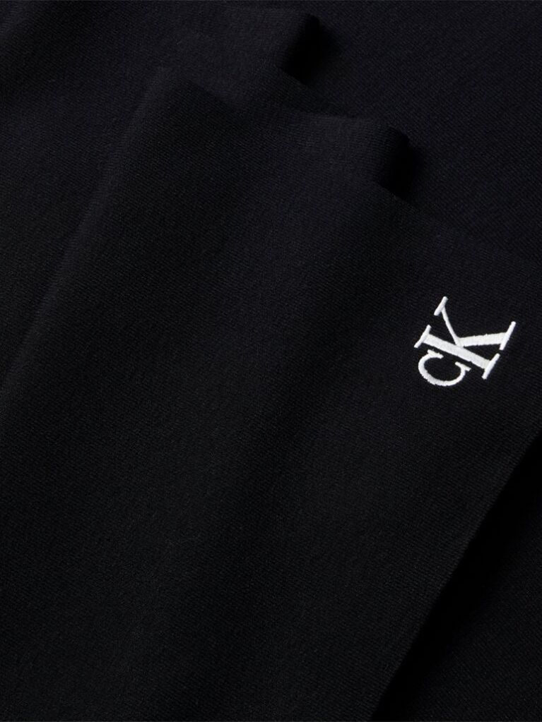 Negru Fular Cu Logo Signature  Barbati