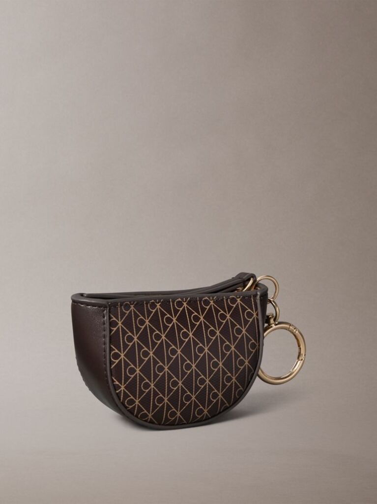 Maro Charm Pentru Geanta Mini Pouch Cu Fermoar Si Emblema Logo  Femei