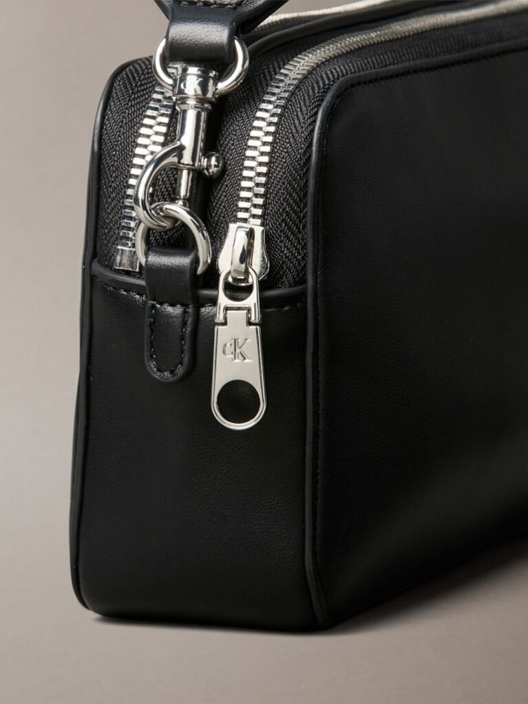 Negru Geanta Stucturata Crossbody Convertibila Cu 2 Bretele  Femei