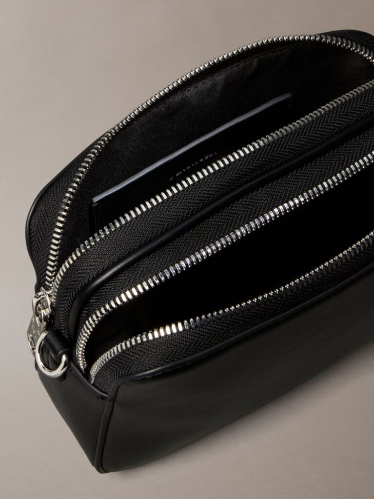 Negru Geanta Stucturata Crossbody Convertibila Cu 2 Bretele  Femei