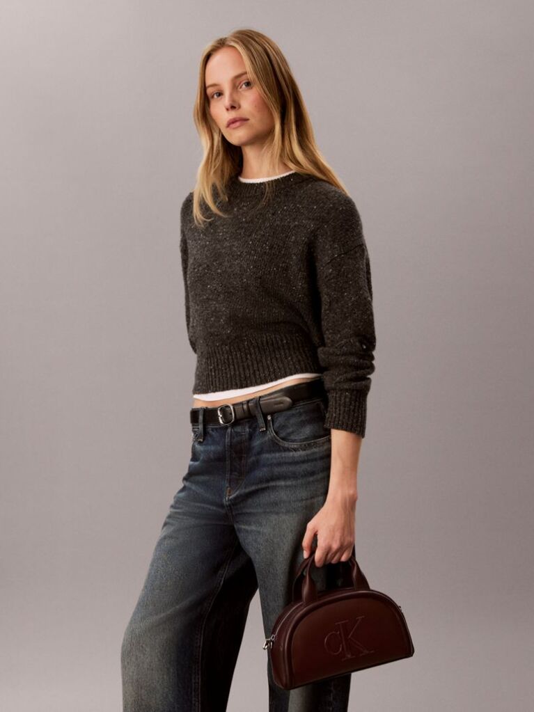 Rosu Geanta Crossbody Cu Monograma Signature  Femei