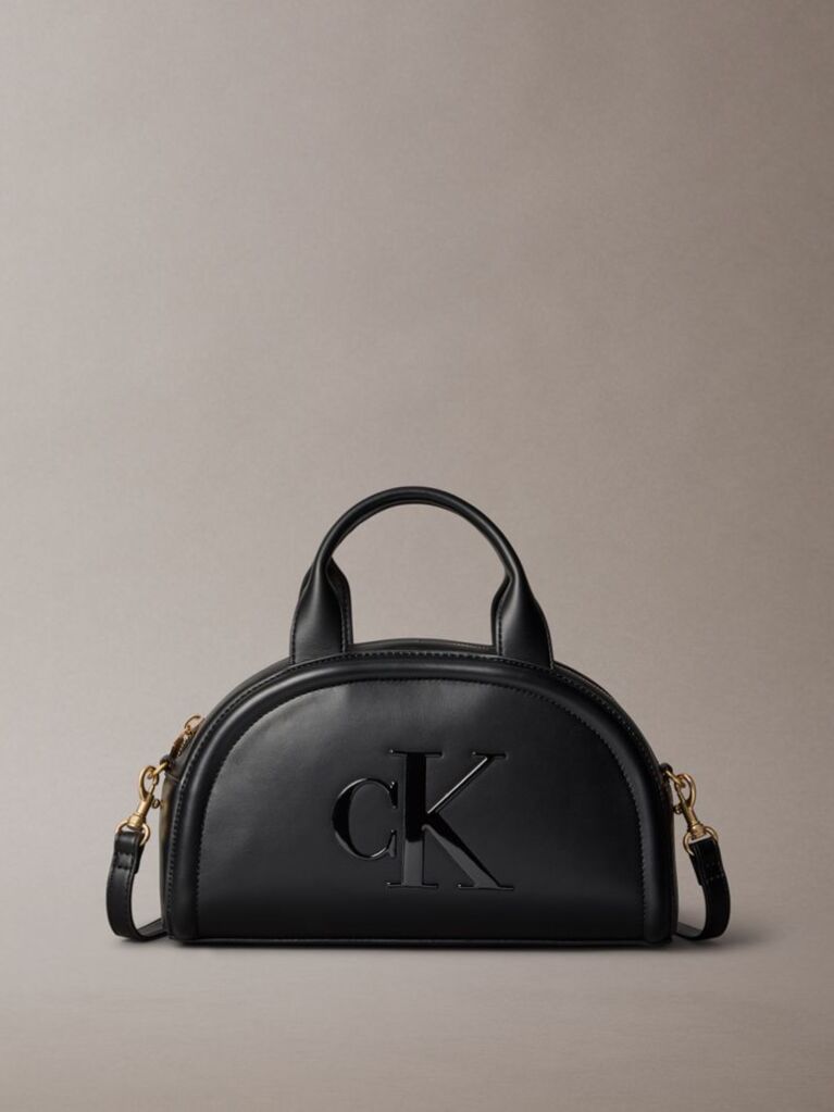 Negru Geanta Crossbody Cu Monograma Signature  Femei