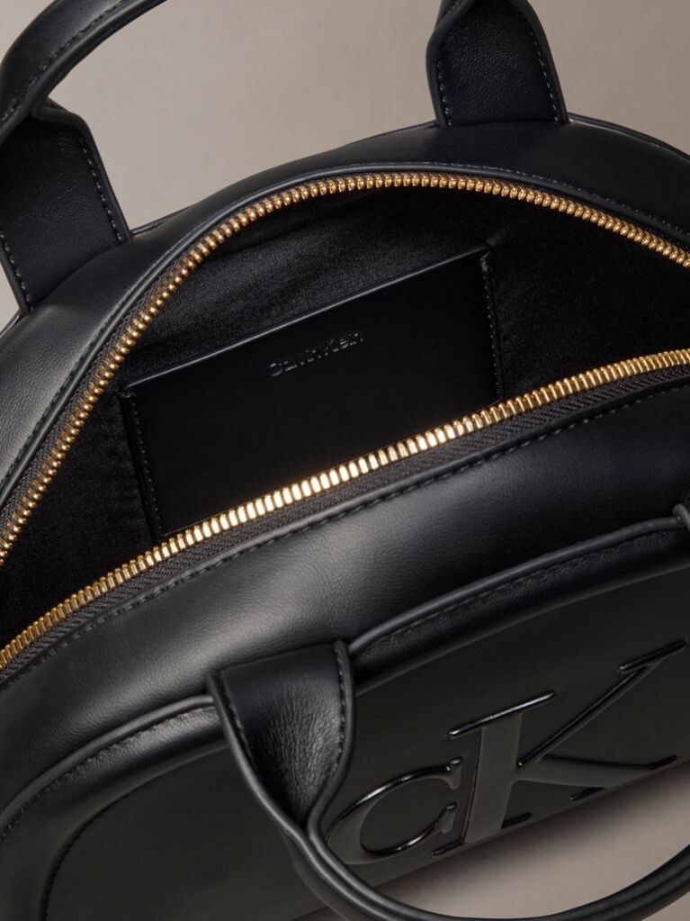Negru Geanta Crossbody Cu Monograma Signature  Femei
