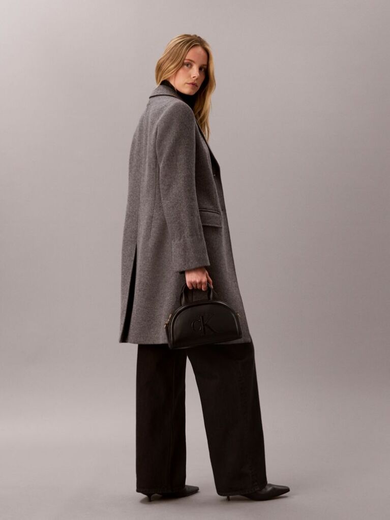 Negru Geanta Crossbody Cu Monograma Signature  Femei