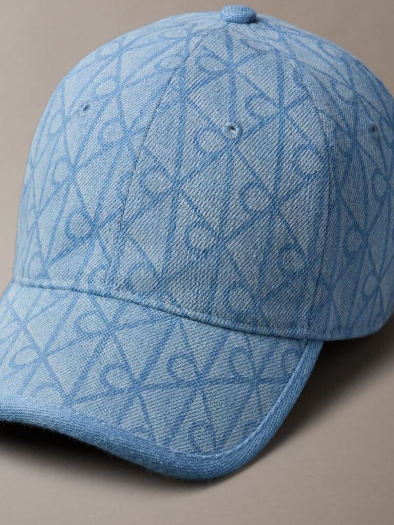 Denim Sapca Din Denim Cu Logo-Emblema Burnout  Femei