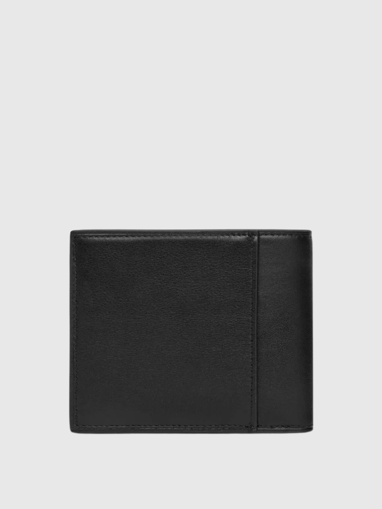 Black Leather Wallet  Men