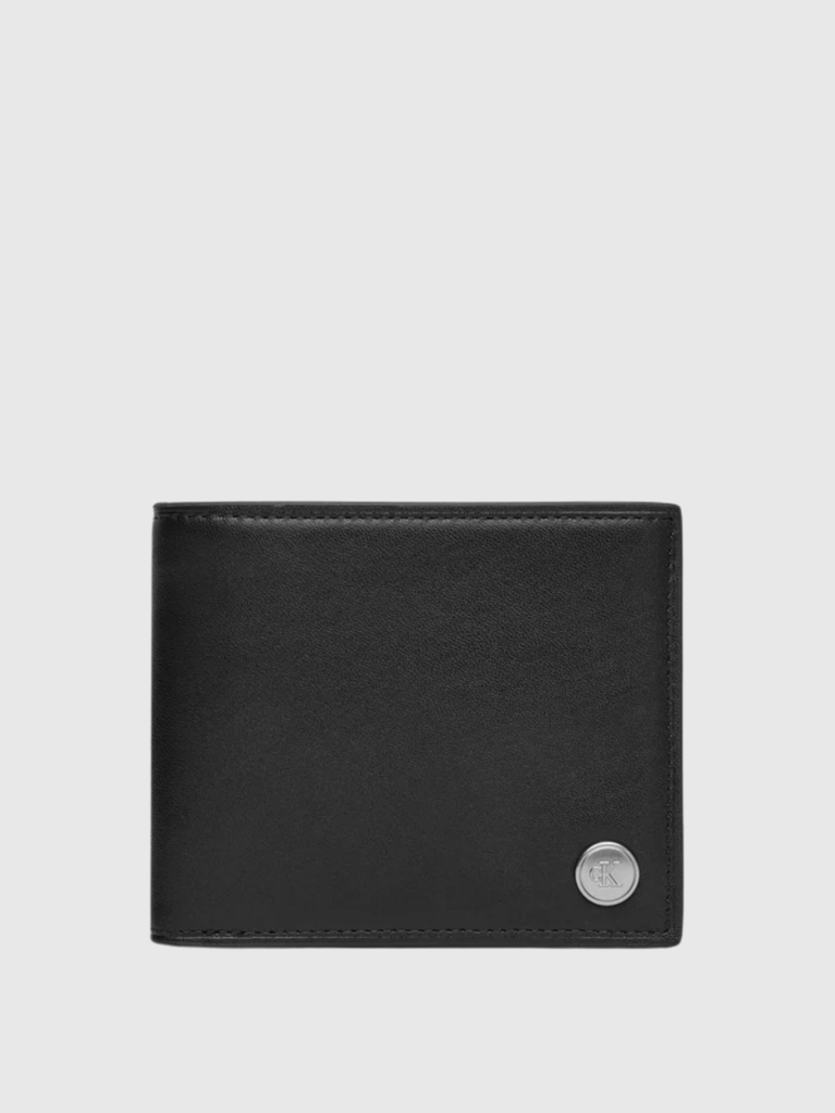 Black Leather Wallet  Men