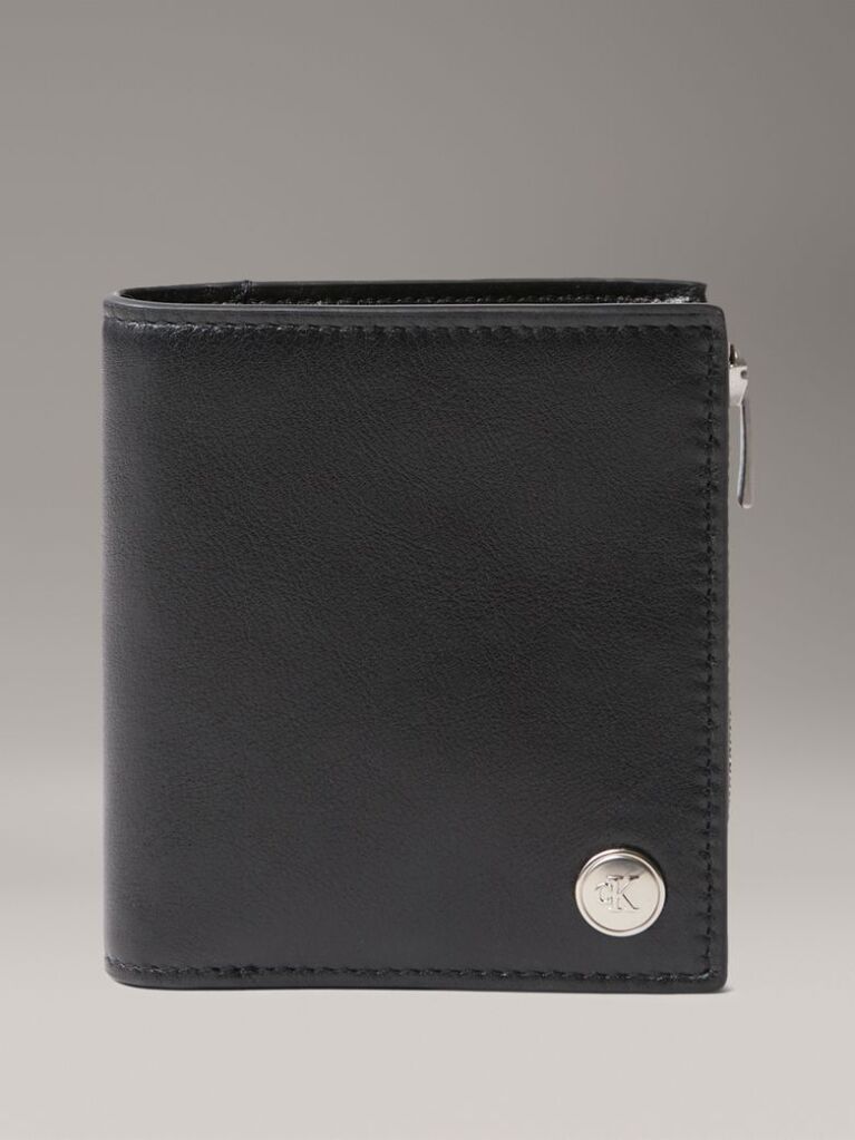 Black Leather Wallet  Men