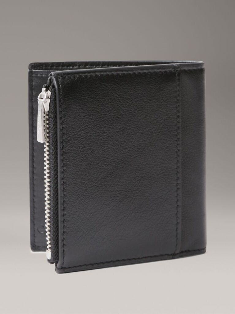 Black Leather Wallet  Men