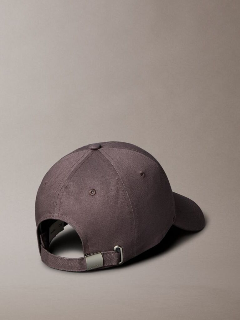 Grey Twill Logo Cap  Men
