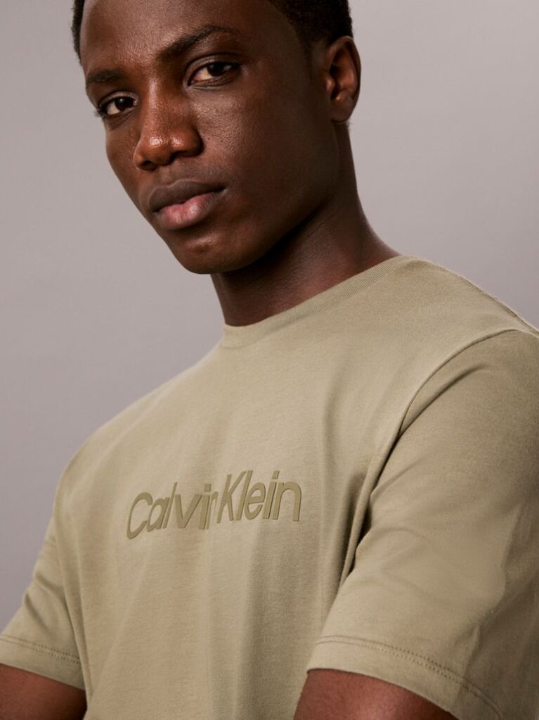 Verde Tricou Cu Logo Grafic  Barbati