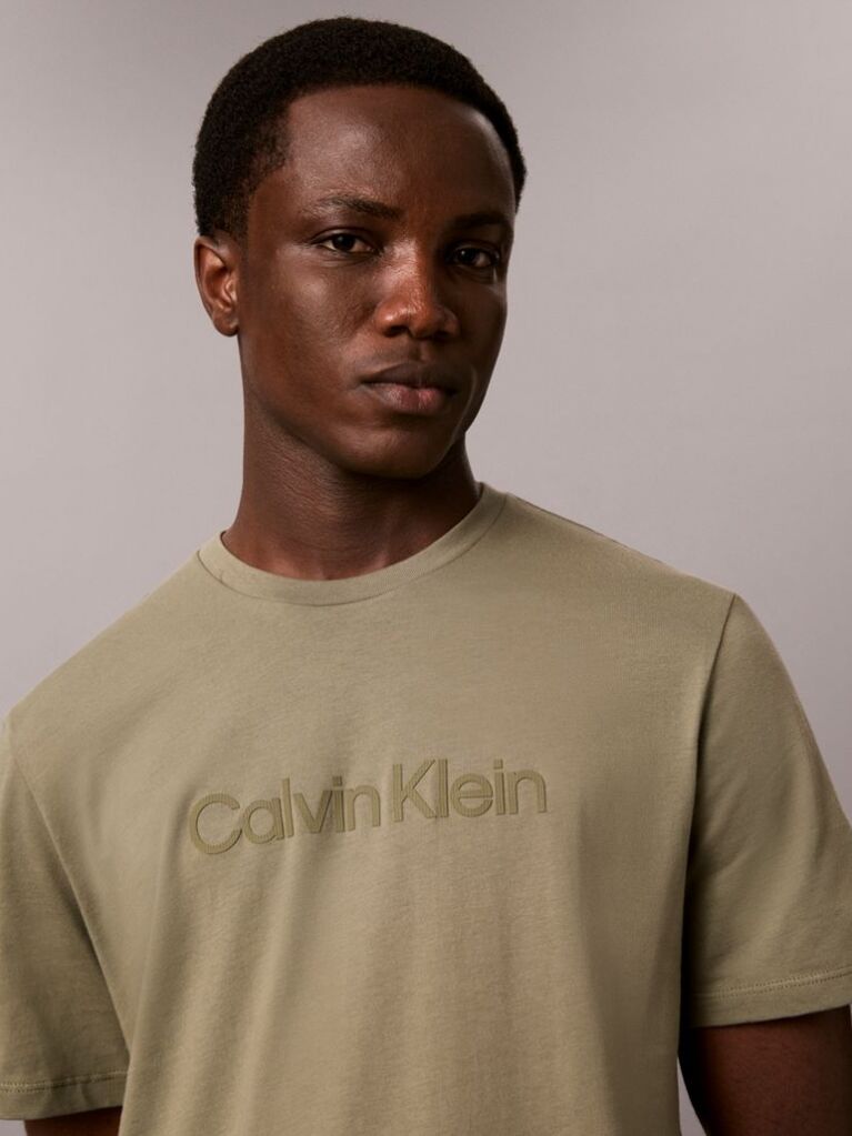 Verde Tricou Cu Logo Grafic  Barbati