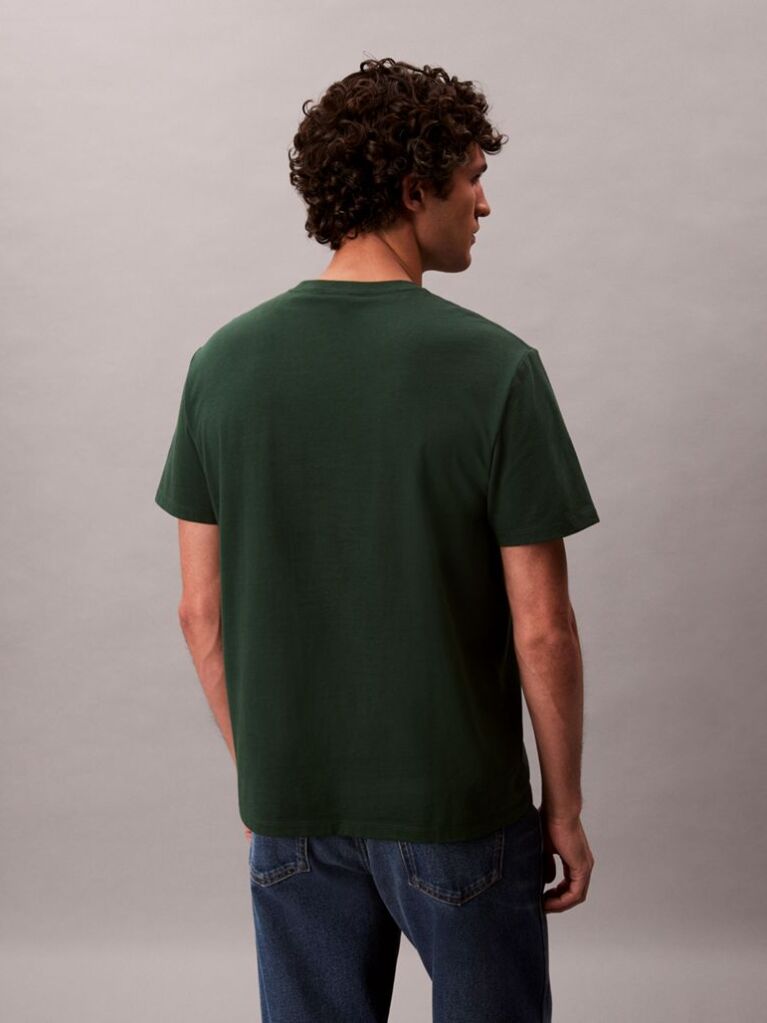Verde Tricou Cu Logo Monograma  Barbati