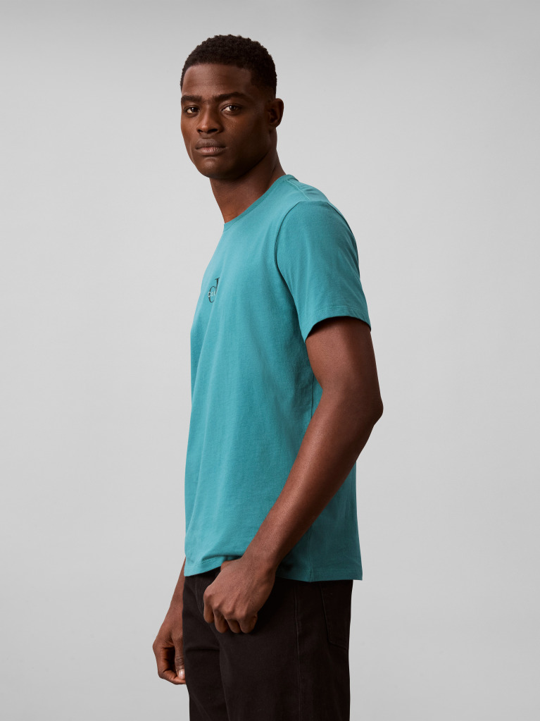 Green Monogram Logo T-shirt  Men