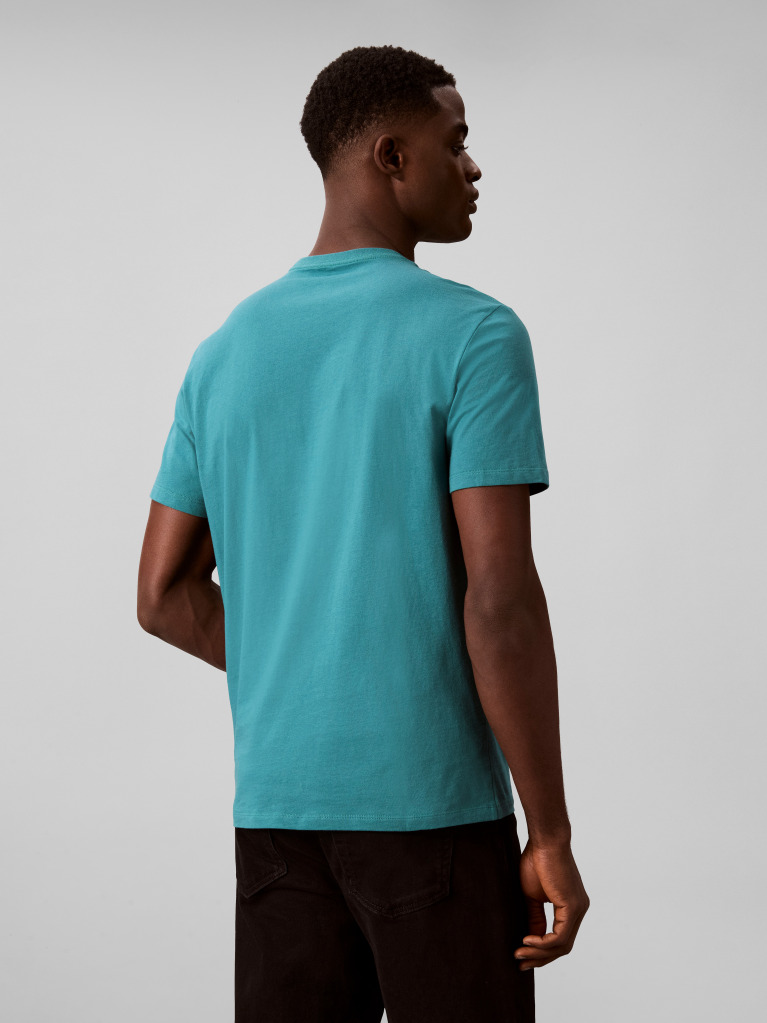 Green Monogram Logo T-shirt  Men