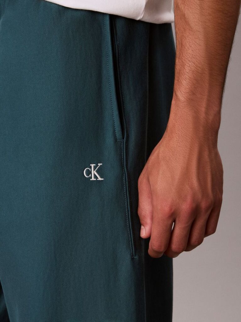 Verde Joggeri Din Premium Fleece  Barbati
