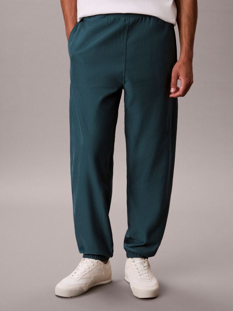 Verde Joggeri Din Premium Fleece  Barbati